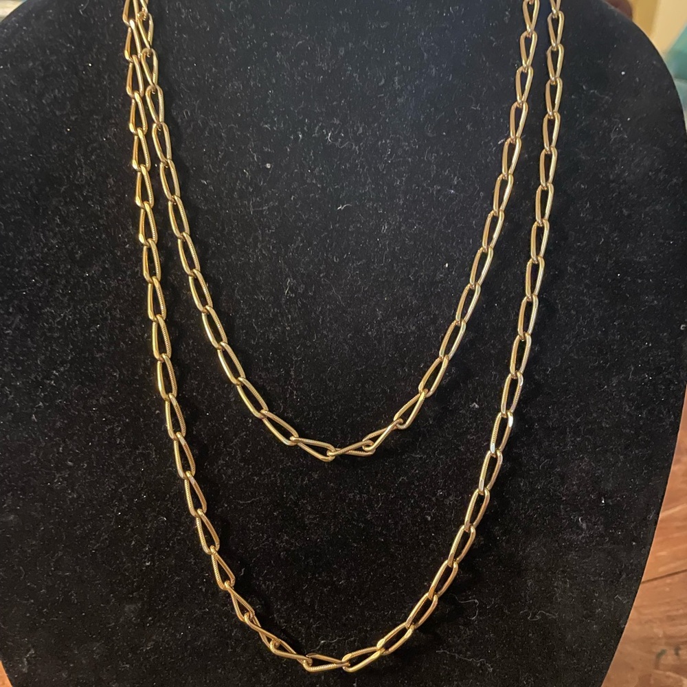 Vintage Monet Golden Chain 54”.